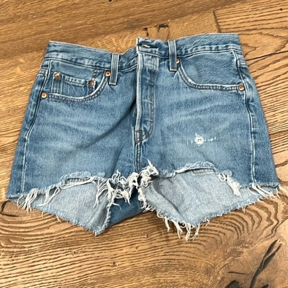 Levi’s 501 denim cut off shorts button fly‎